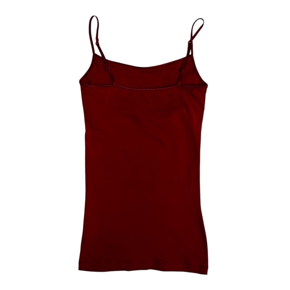 Aeropostale Red Cami Camisole Tank Top Size Small Adjustable Straps Shelf Bra - Picture 11 of 11